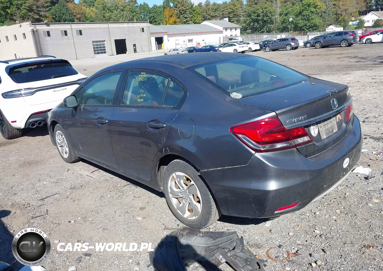2013 Honda Civic Lx VIN:19XFB2F50DE208654 - 3