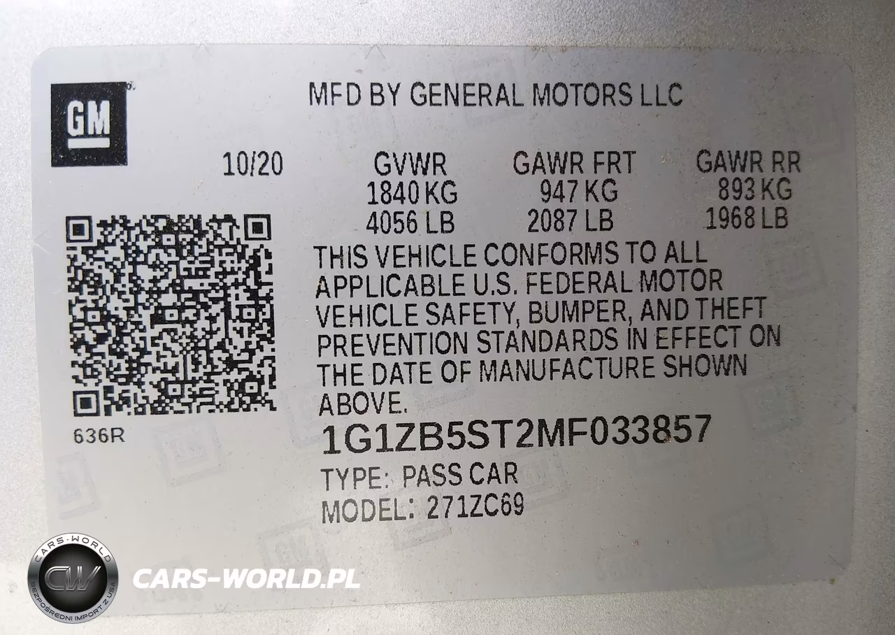 2021 Chevrolet Malibu Fwd Ls VIN:1G1ZB5ST2MF033857 - 9