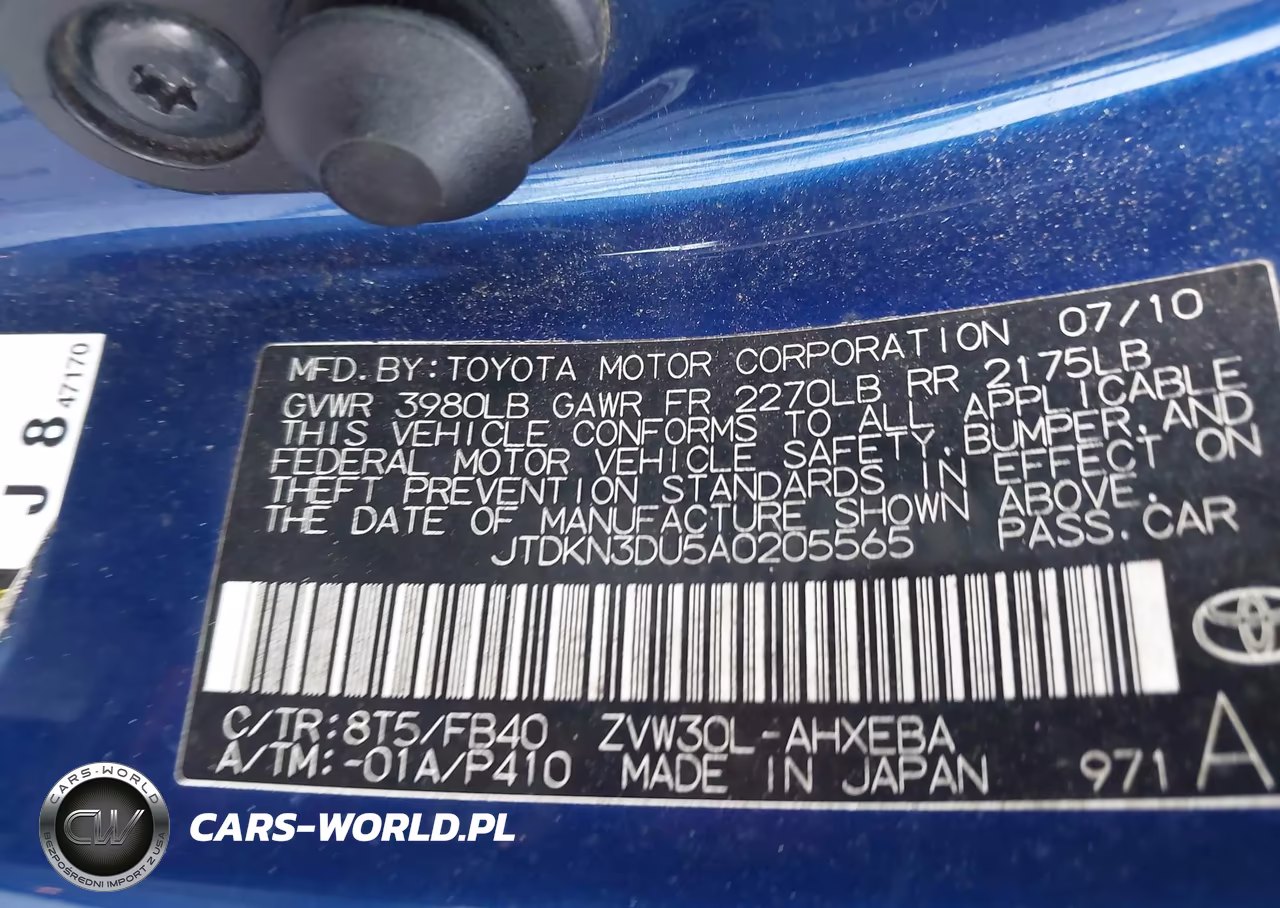 2010 Toyota Prius Ii VIN:JTDKN3DU5A0205565 - 9