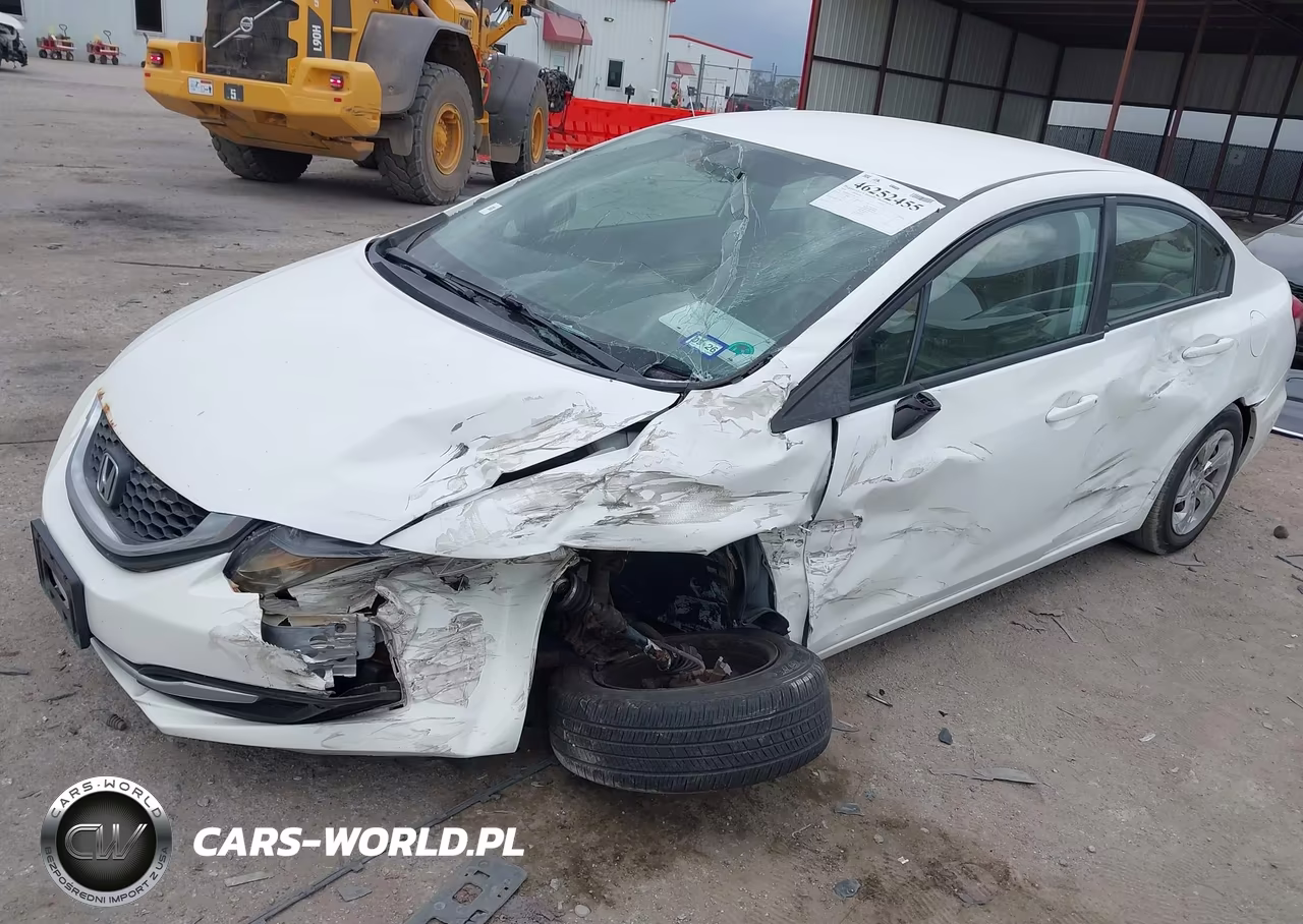 2014 Honda Civic Lx VIN:19XFB2F5XEE001349 - 2