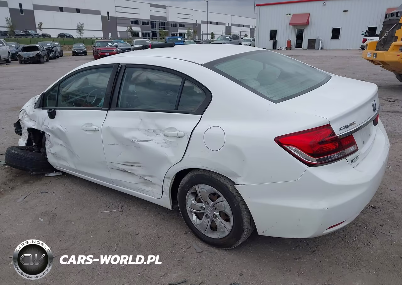 2014 Honda Civic Lx VIN:19XFB2F5XEE001349 - 3