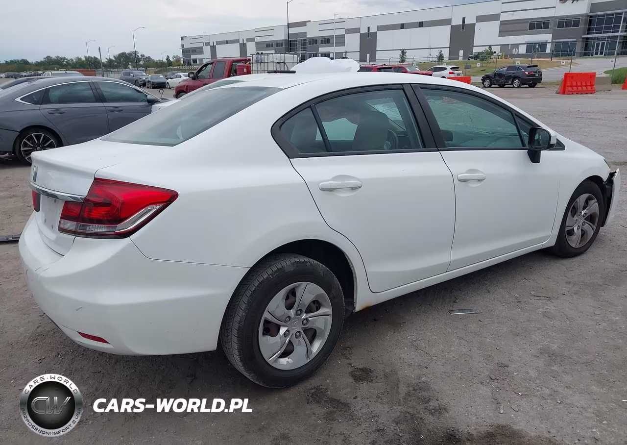 2014 Honda Civic Lx VIN:19XFB2F5XEE001349 - 4