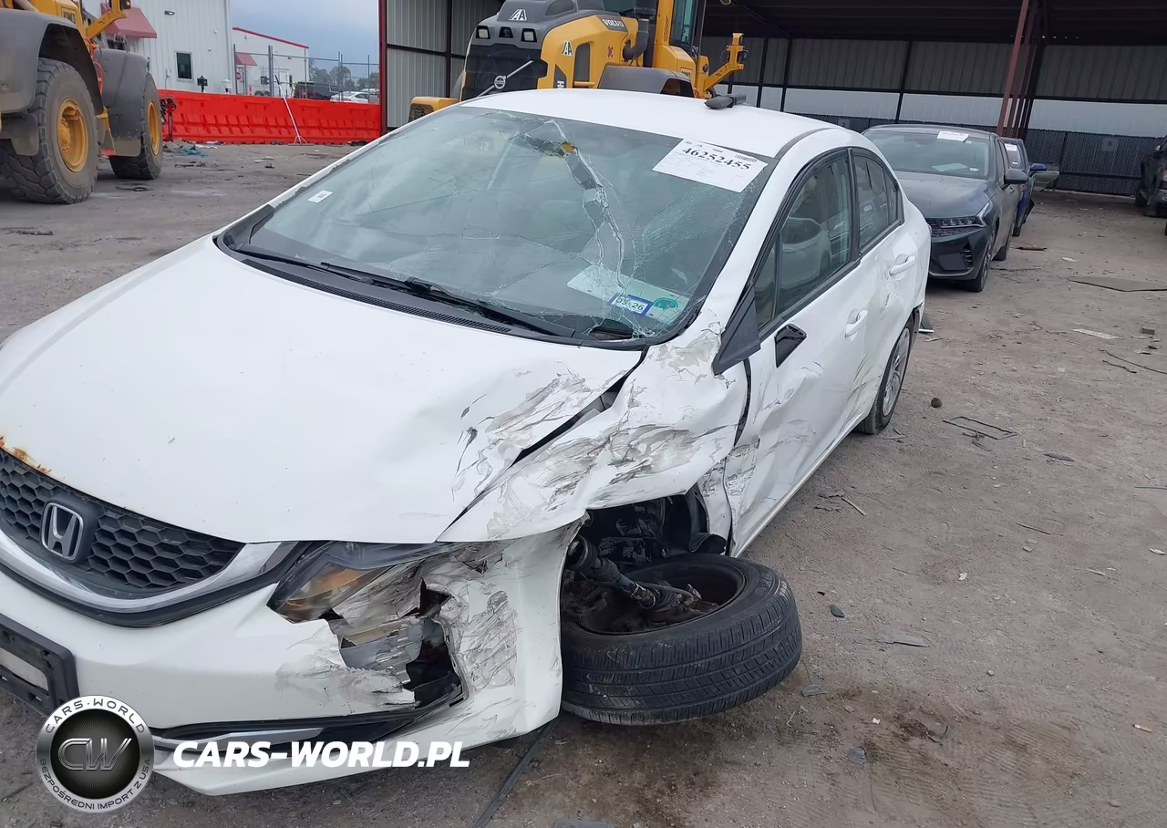 2014 Honda Civic Lx VIN:19XFB2F5XEE001349 - 6