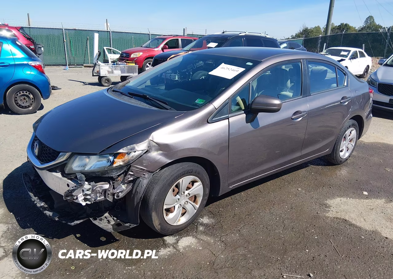 2015 Honda Civic Lx VIN:19XFB2F54FE069129 - 2