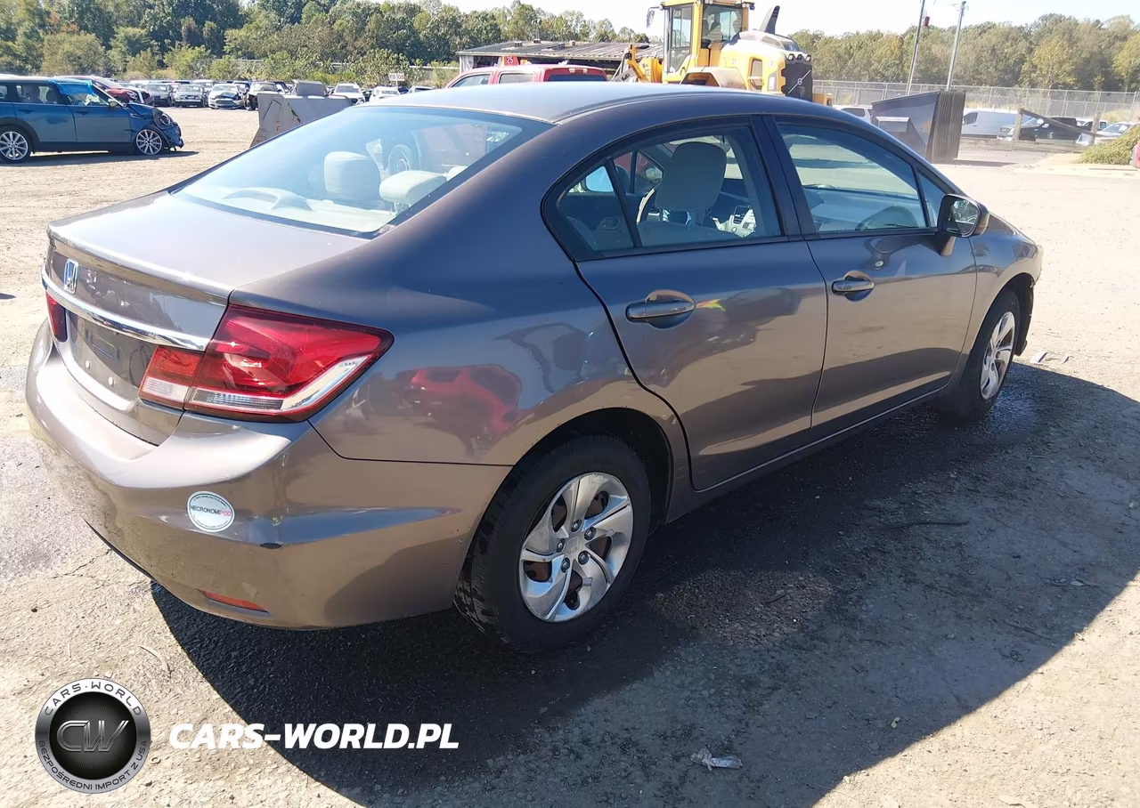 2015 Honda Civic Lx VIN:19XFB2F54FE069129 - 4