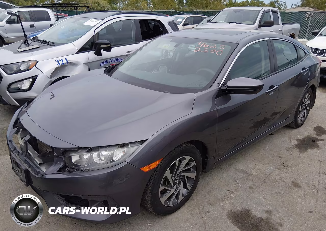 2018 Honda Civic Ex VIN:2HGFC2F75JH551282 - 2