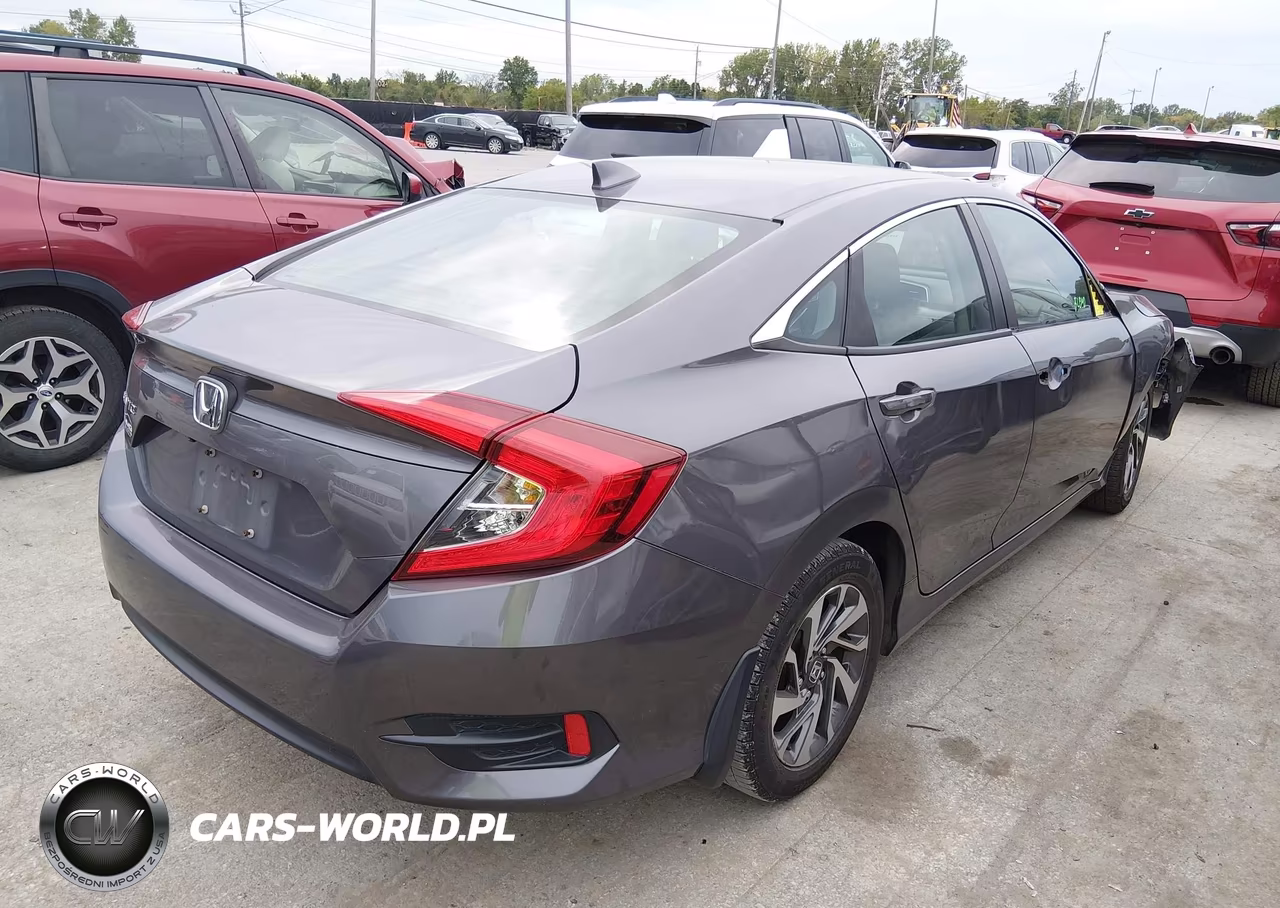 2018 Honda Civic Ex VIN:2HGFC2F75JH551282 - 4