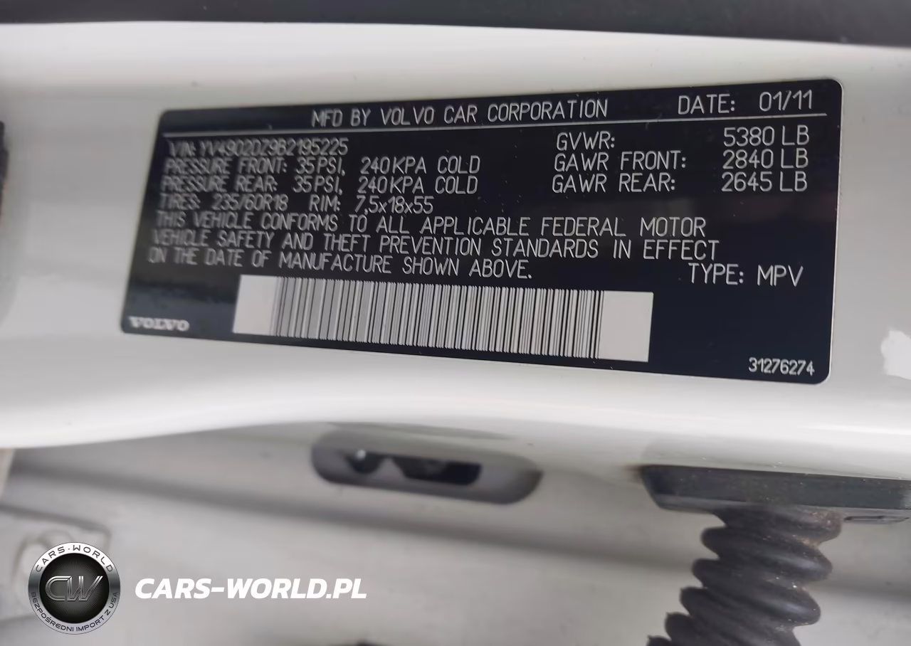 2011 Volvo Xc60 T6-T6 R-Design VIN:YV4902DZ9B2195225 - 9