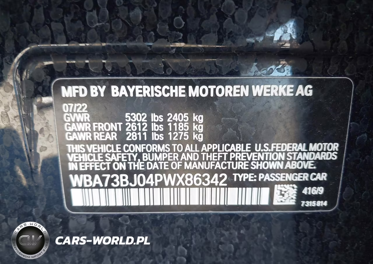 2023 BMW 540 I xDrive VIN:WBA73BJ04PWX86342 - 9