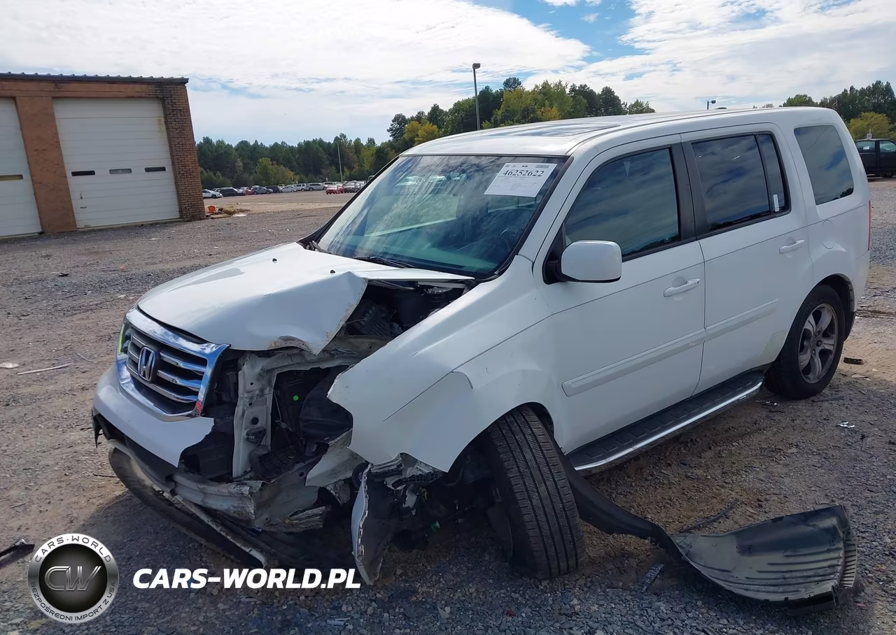 2012 Honda Pilot Ex-L VIN:5FNYF3H58CB017105 - 2