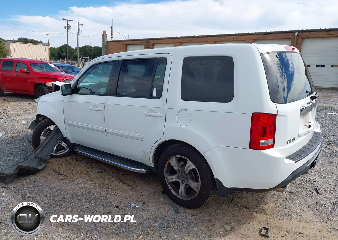 2012 Honda Pilot Ex-L VIN:5FNYF3H58CB017105 - 3