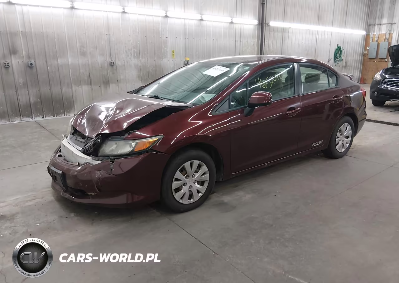 2012 Honda Civic Lx VIN:19XFB2F55CE108886 - 2