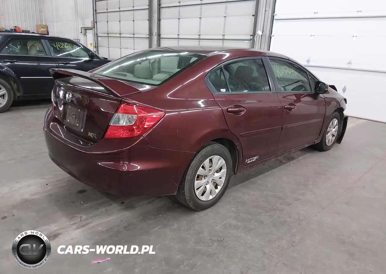 2012 Honda Civic Lx VIN:19XFB2F55CE108886 - 4