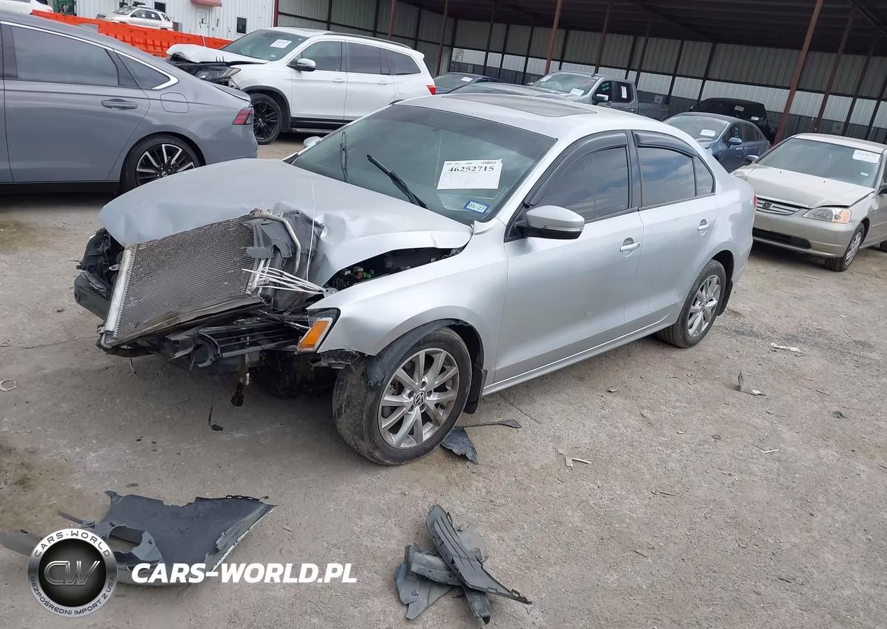 2012 Volkswagen Jetta 2.5L Se VIN:3VWDP7AJ8CM416373 - 2
