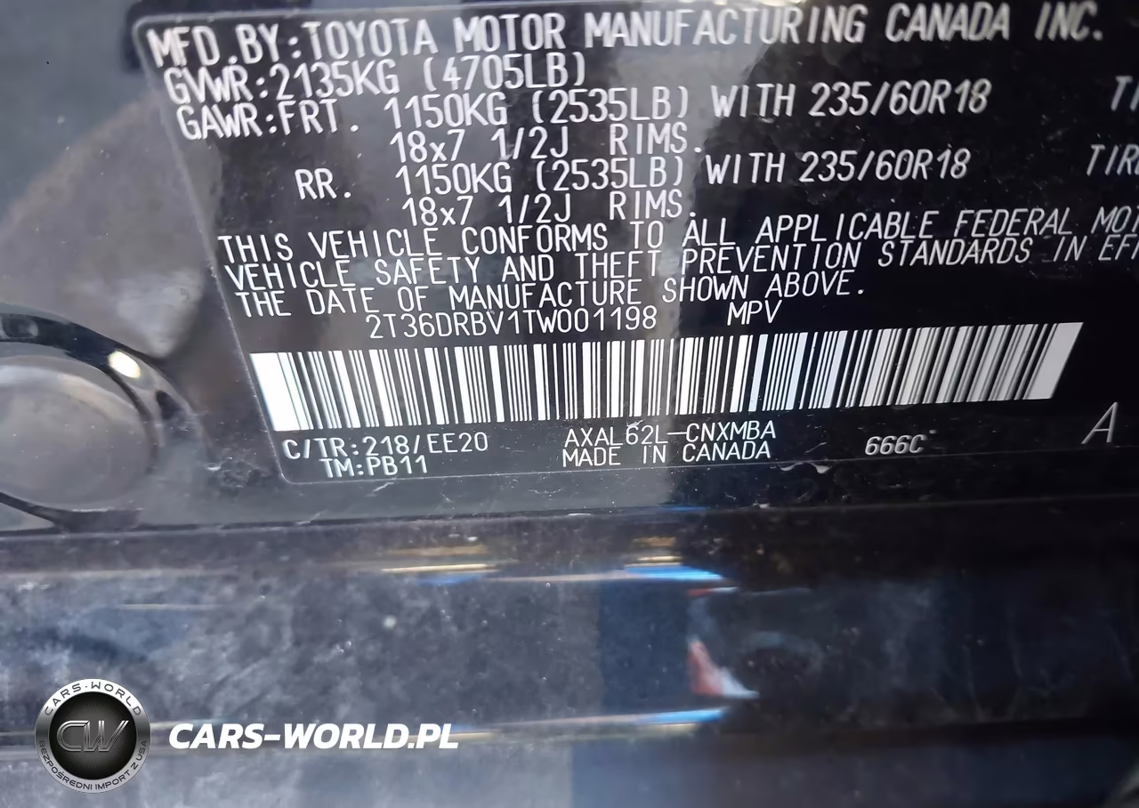2026 Toyota Rav4 Xle Premium VIN:2T36DRBV1TW001198 - 9