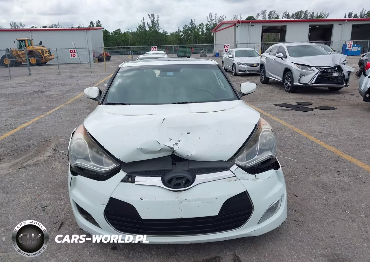 2013 Hyundai Veloster Base W-Gray VIN:KMHTC6AD2DU107490 - 12