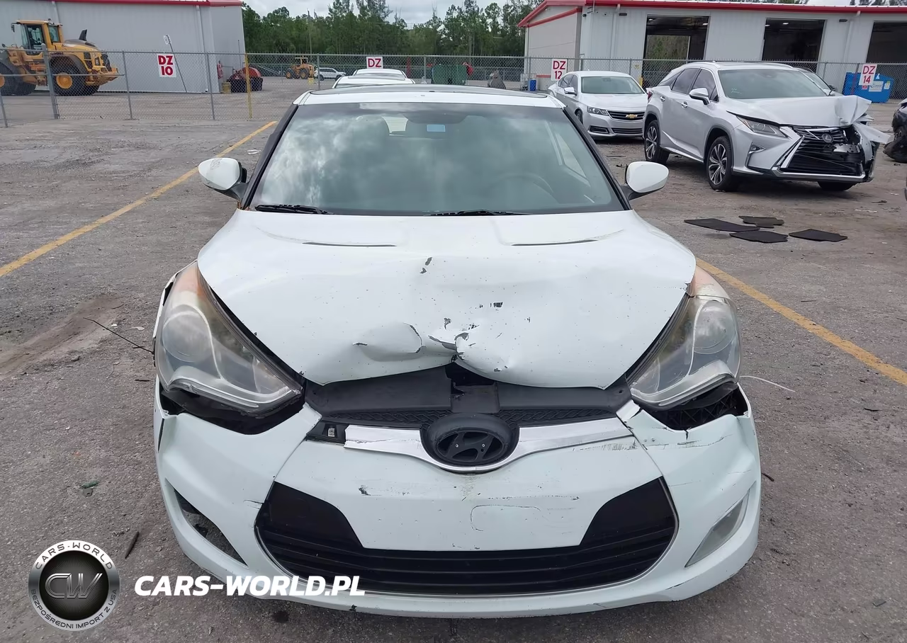 2013 Hyundai Veloster Base W-Gray VIN:KMHTC6AD2DU107490 - 6