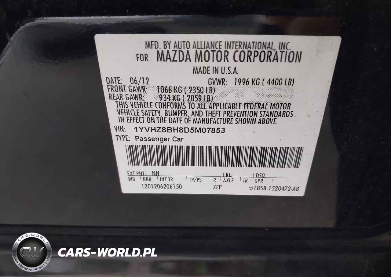 2013 Mazda Mazda6 I Sport VIN:1YVHZ8BH8D5M07853 - 9