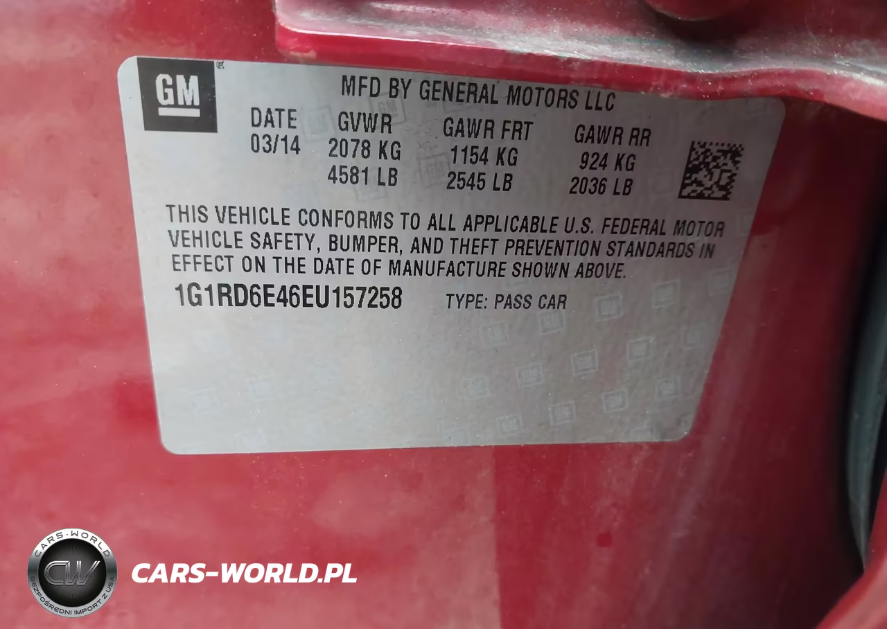 2014 Chevrolet Volt VIN:1G1RD6E46EU157258 - 9