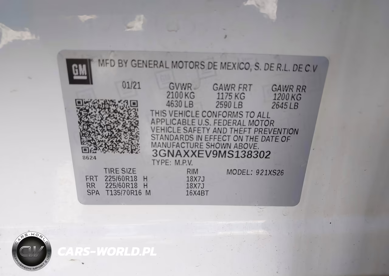 2021 Chevrolet Equinox Awd Premier VIN:3GNAXXEV9MS138302 - 9