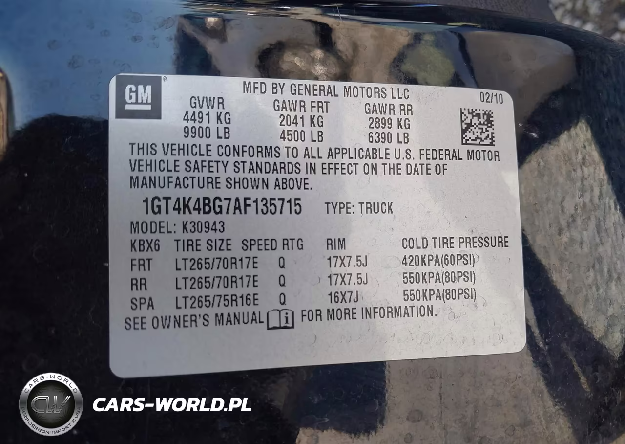 2010 GMC Sierra 3500Hd Slt VIN:1GT4K4BG7AF135715 - 9