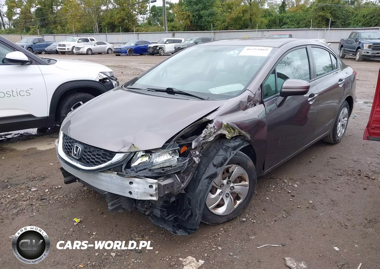 2014 Honda Civic Lx VIN:19XFB2F52EE035284 - 2