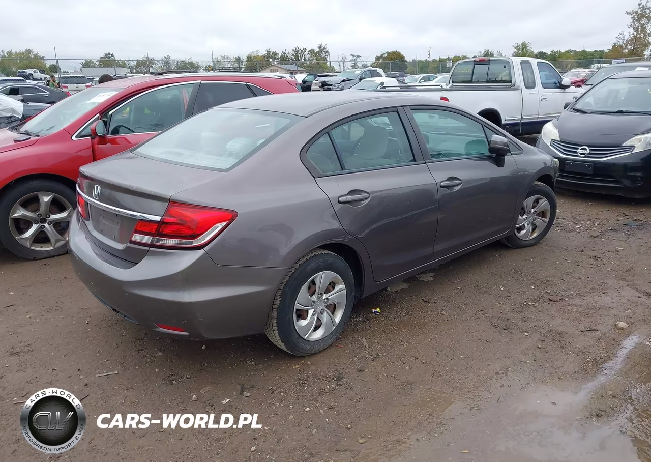 2014 Honda Civic Lx VIN:19XFB2F52EE035284 - 4