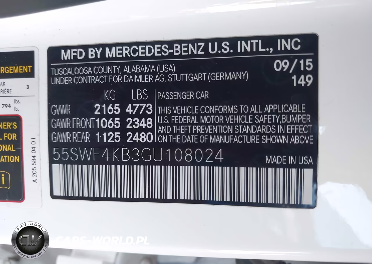 2016 Mercedes-Benz C 300 4Matic VIN:55SWF4KB3GU108024 - 9