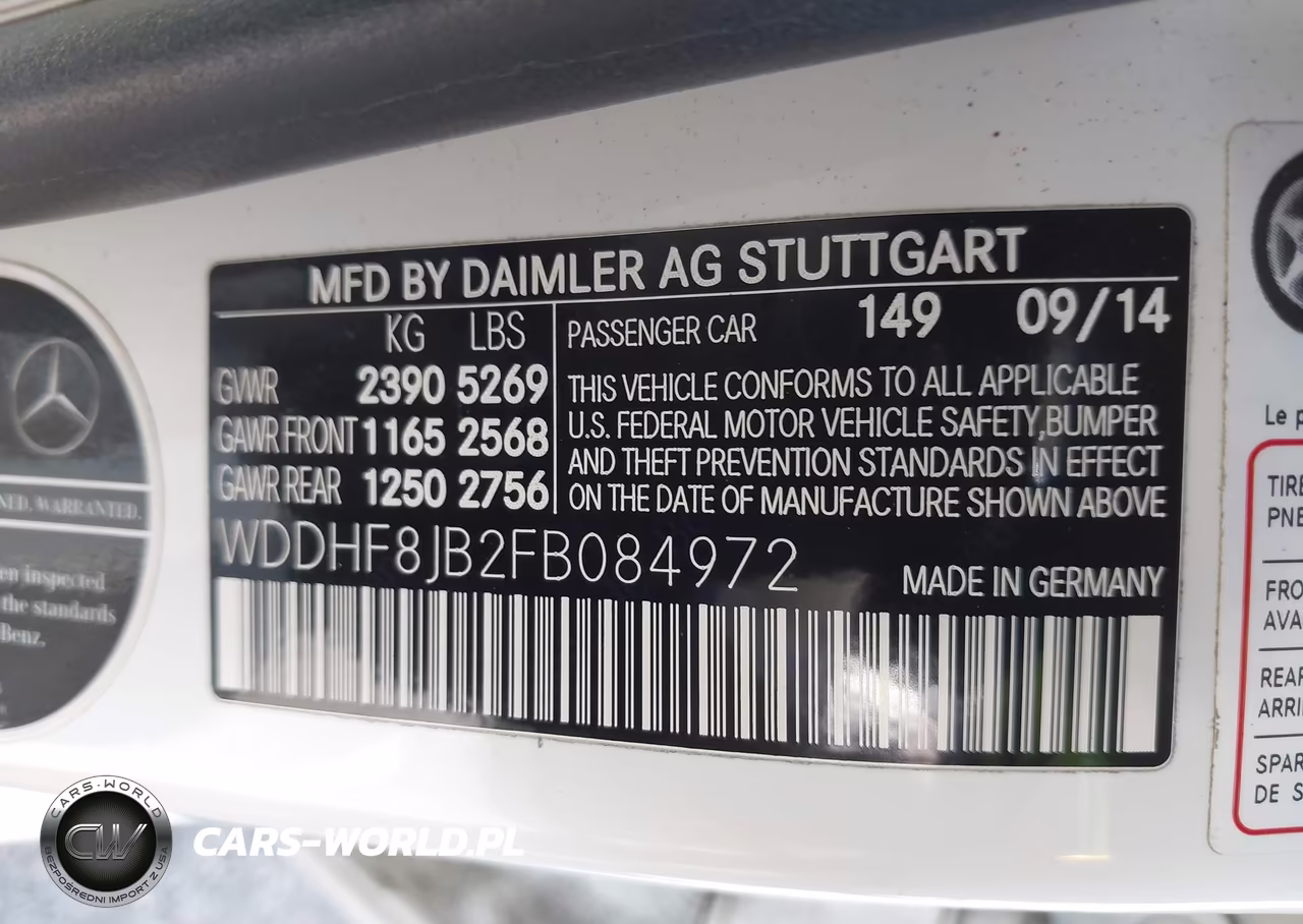 2015 Mercedes-Benz E 350 4Matic VIN:WDDHF8JB2FB084972 - 9