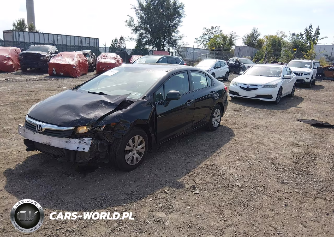 2012 Honda Civic Lx VIN:19XFB2F58CE328801 - 2