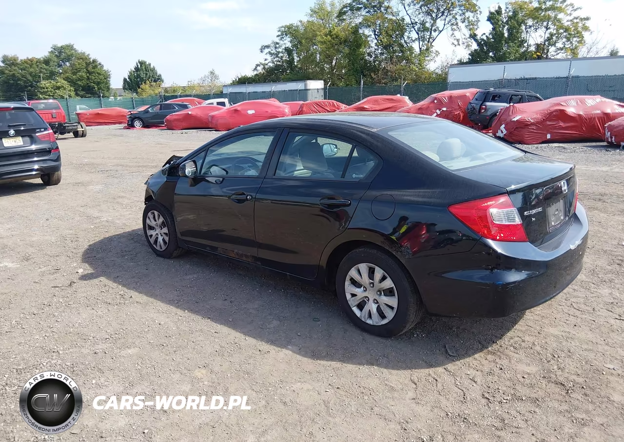 2012 Honda Civic Lx VIN:19XFB2F58CE328801 - 3
