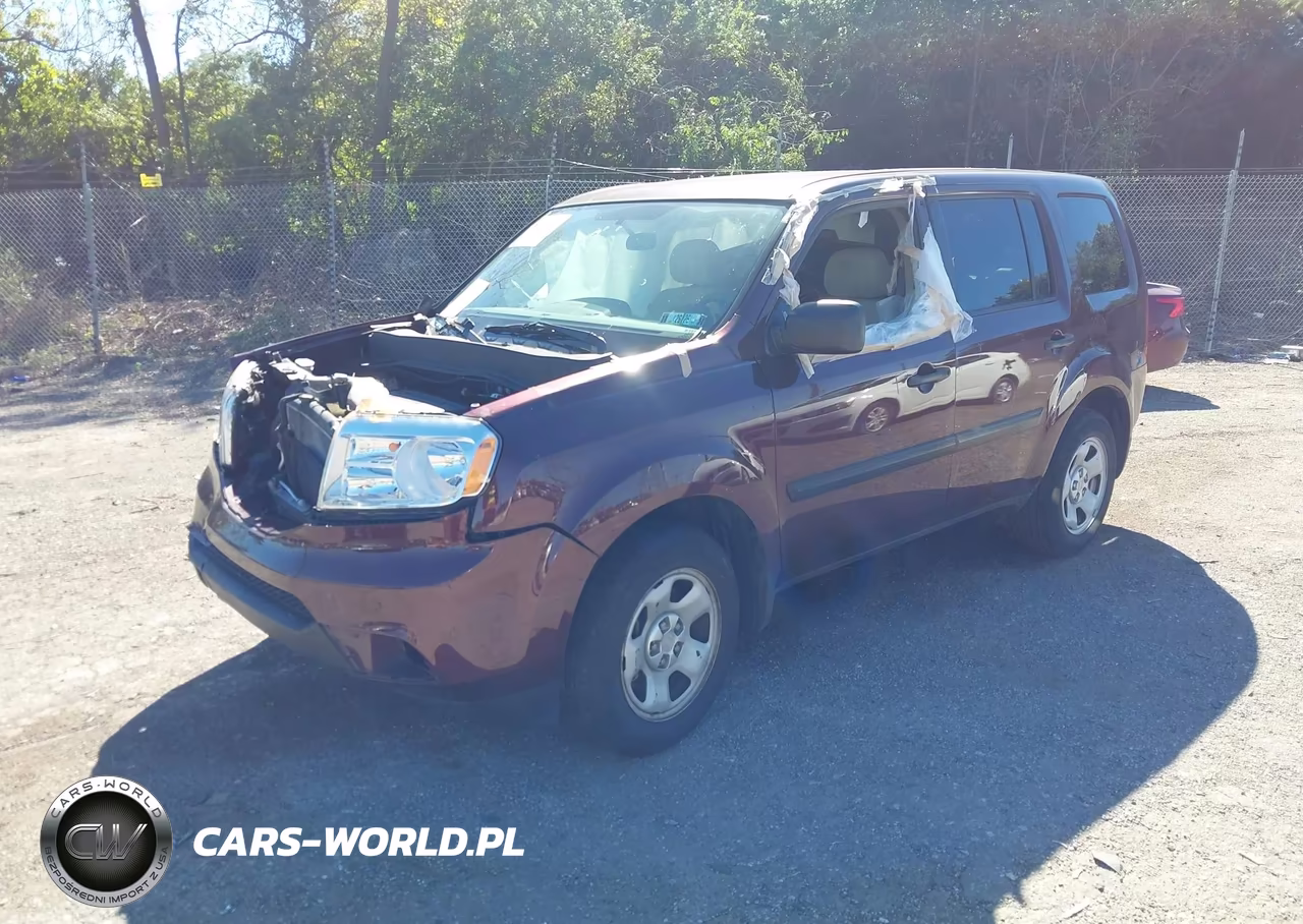 2015 Honda Pilot Lx VIN:5FNYF4H20FB003361 - 2
