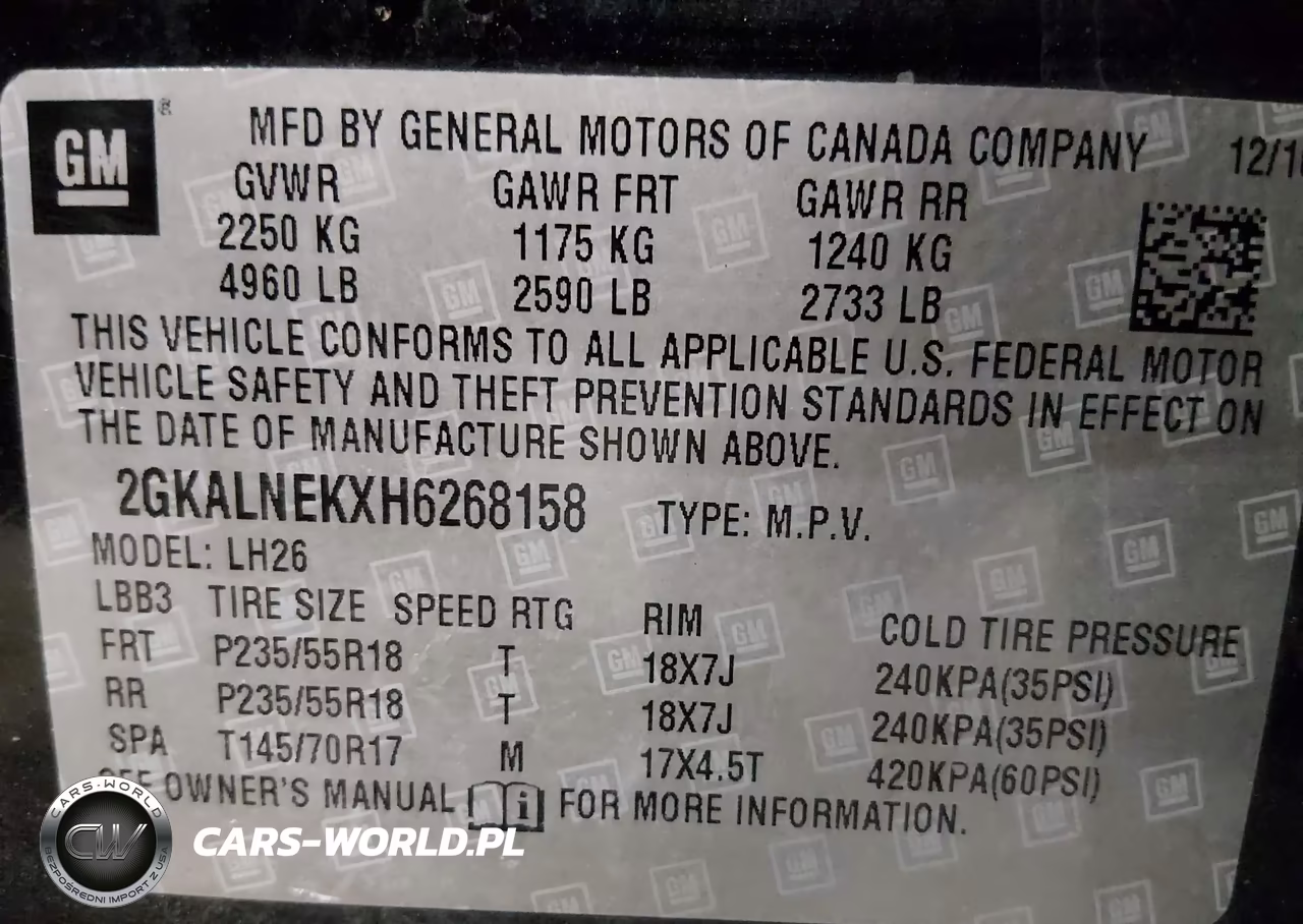 2017 GMC Terrain Sle-2 VIN:2GKALNEKXH6268158 - 9