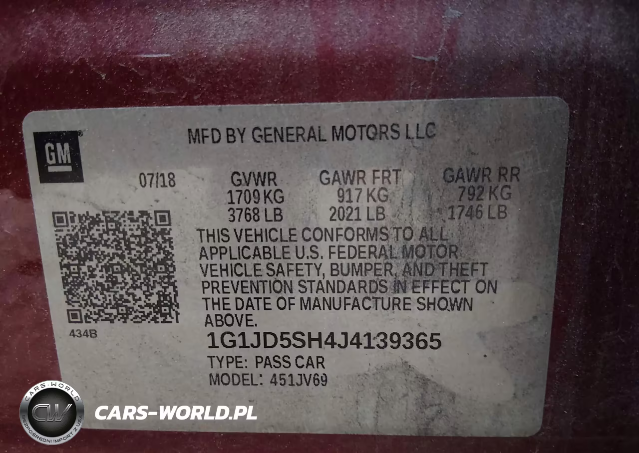2018 Chevrolet Sonic Lt Auto VIN:1G1JD5SH4J4139365 - 9