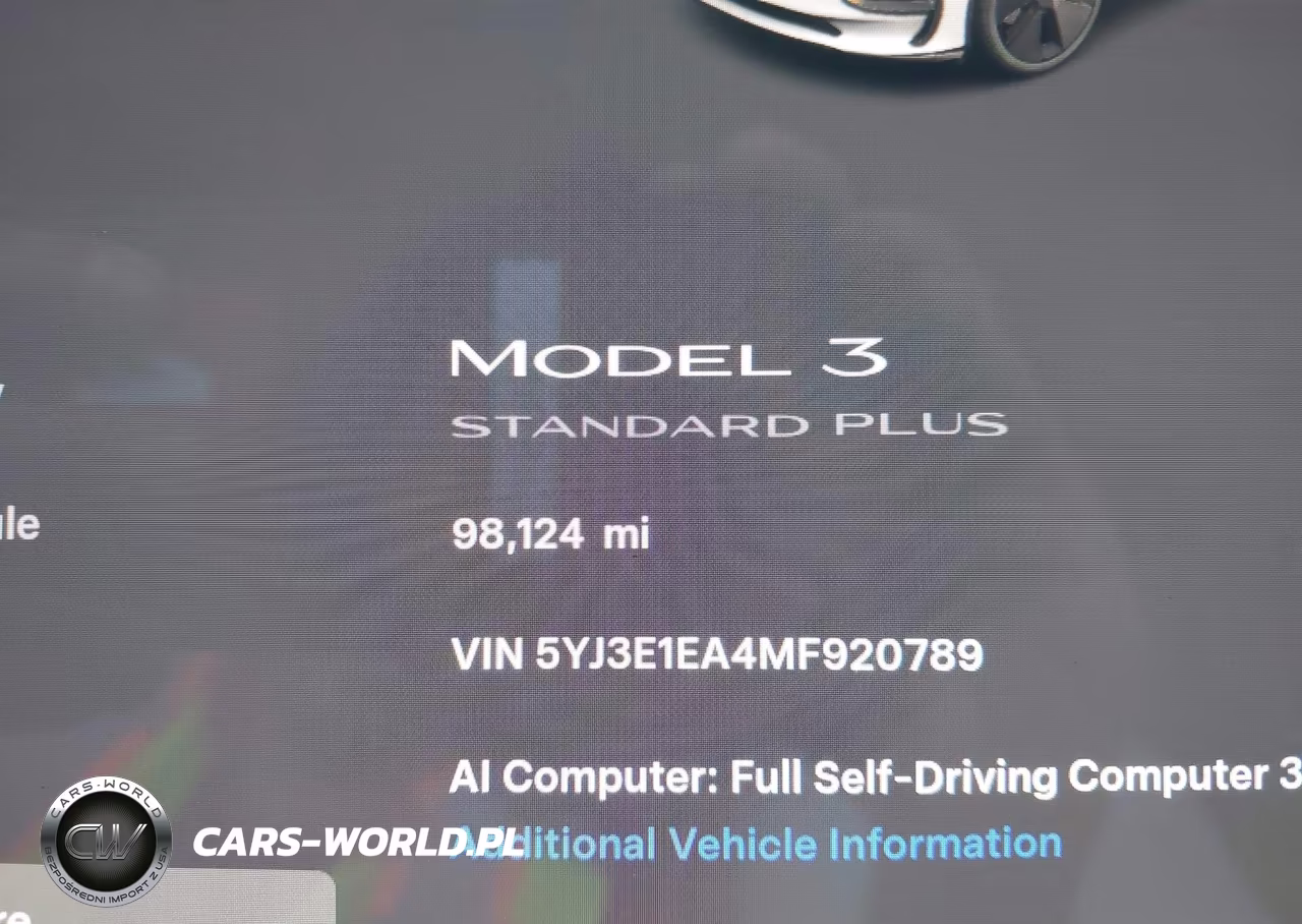 2021 Tesla Model 3 Standard Range Plus Rear-Wheel Drive VIN:5YJ3E1EA4MF920789 - 15