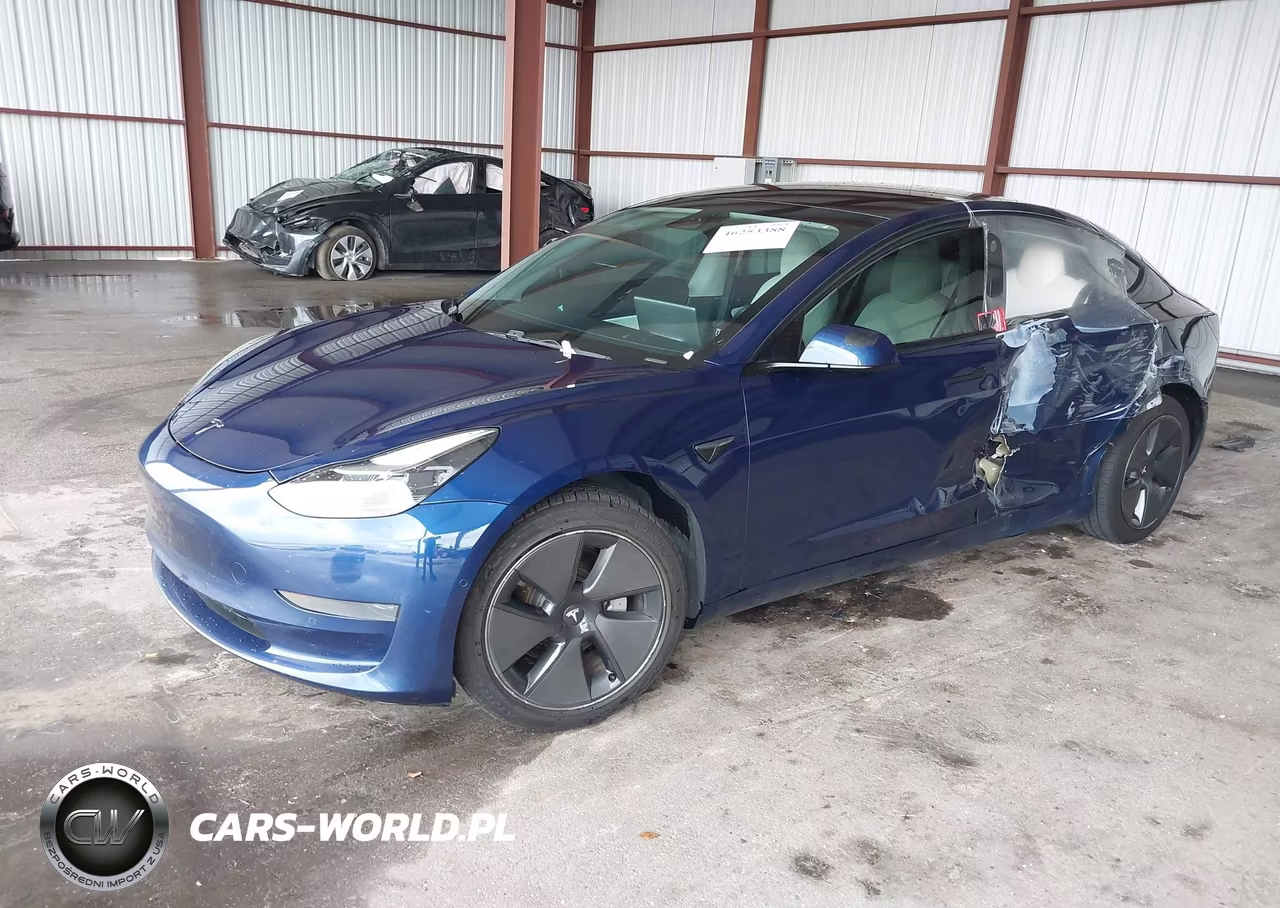 2021 Tesla Model 3 Standard Range Plus Rear-Wheel Drive VIN:5YJ3E1EA4MF920789 - 2