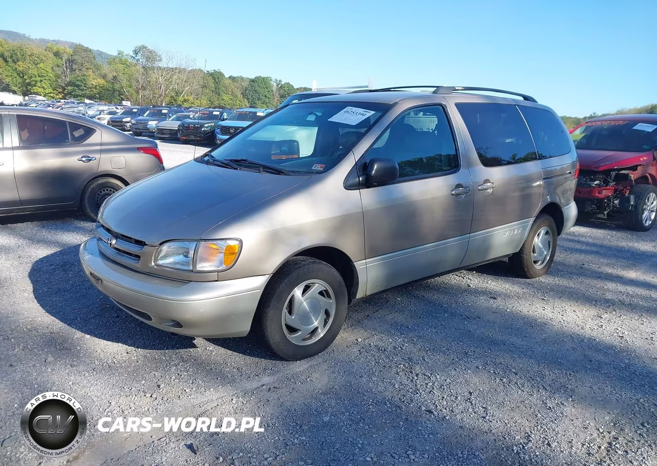 2000 Toyota Sienna Xle VIN:4T3ZF13C4YU217124 - 2