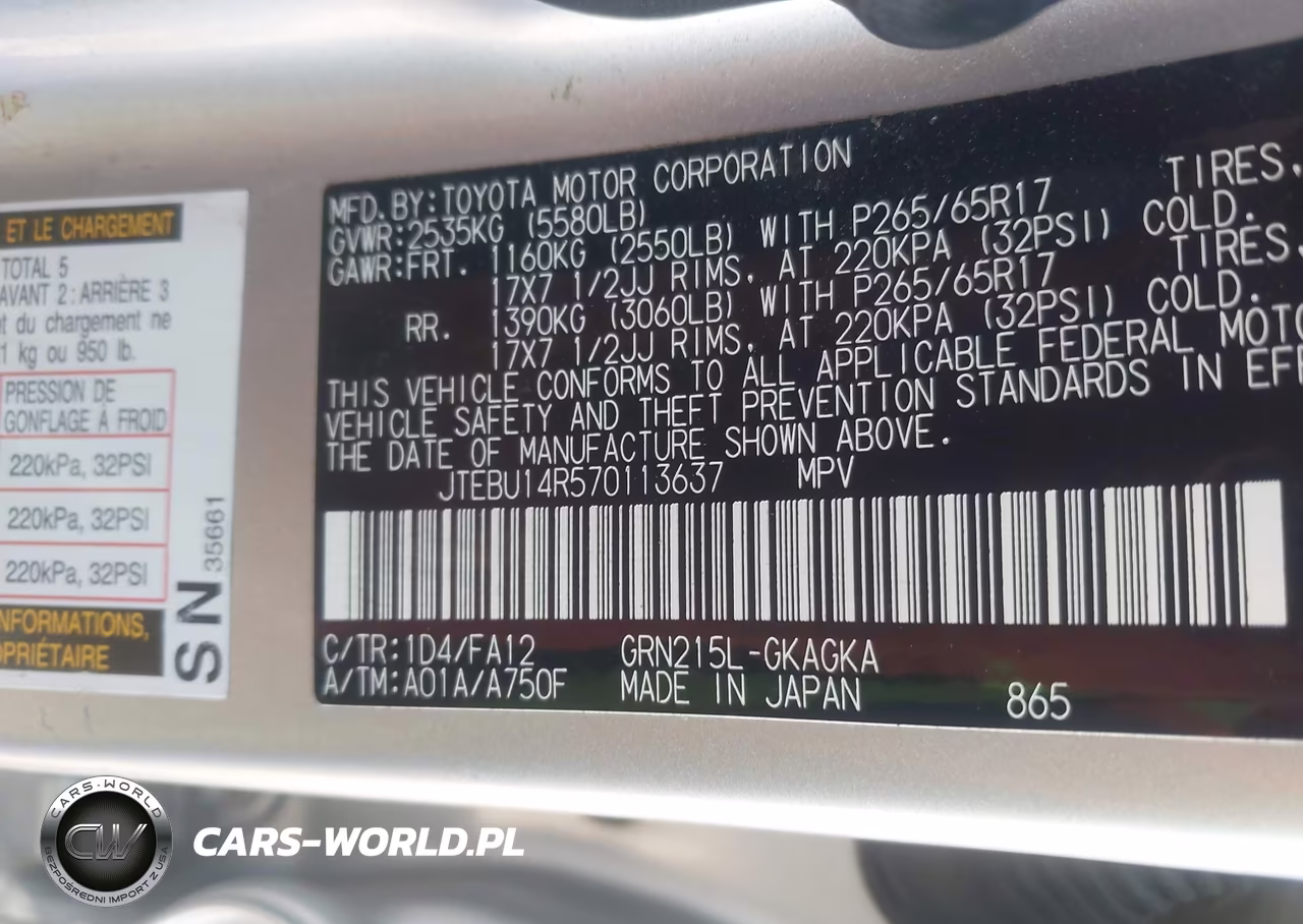 2007 Toyota 4Runner Sr5 V6 VIN:JTEBU14R570113637 - 9