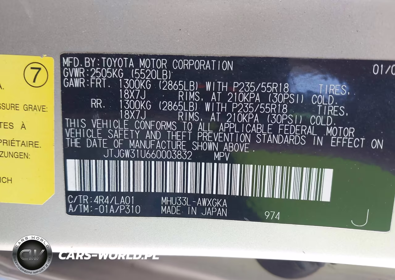 2006 Lexus Rx 400H VIN:JTJGW31U660003832 - 9
