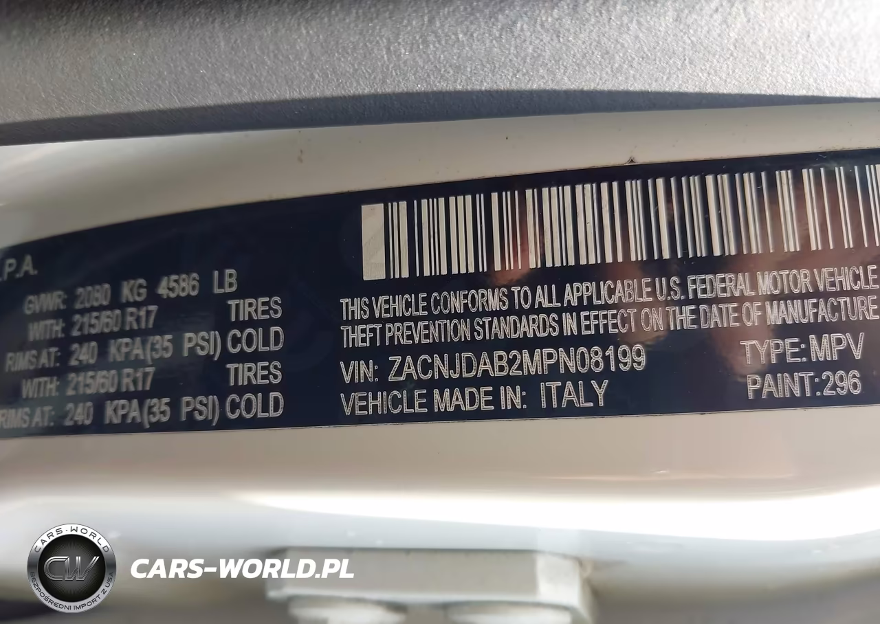 2021 Jeep Renegade Freedom Edition 4X4 VIN:ZACNJDAB2MPN08199 - 9