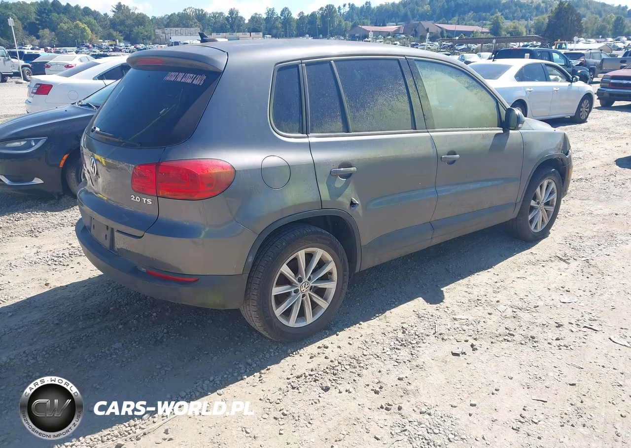 2014 Volkswagen Tiguan Se VIN:WVGAV3AX0EW605252 - 4