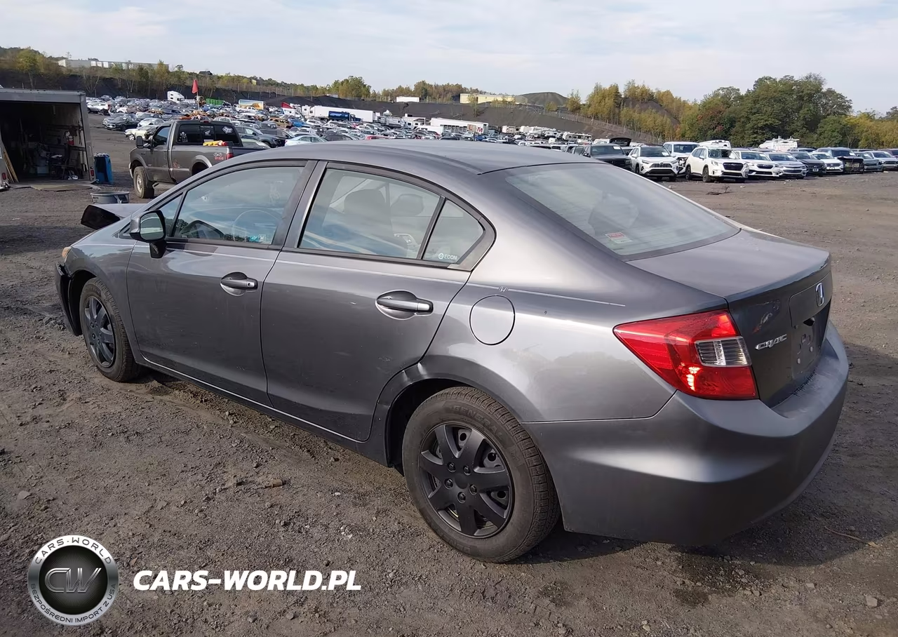 2012 Honda Civic Lx VIN:2HGFB2F52CH309893 - 3