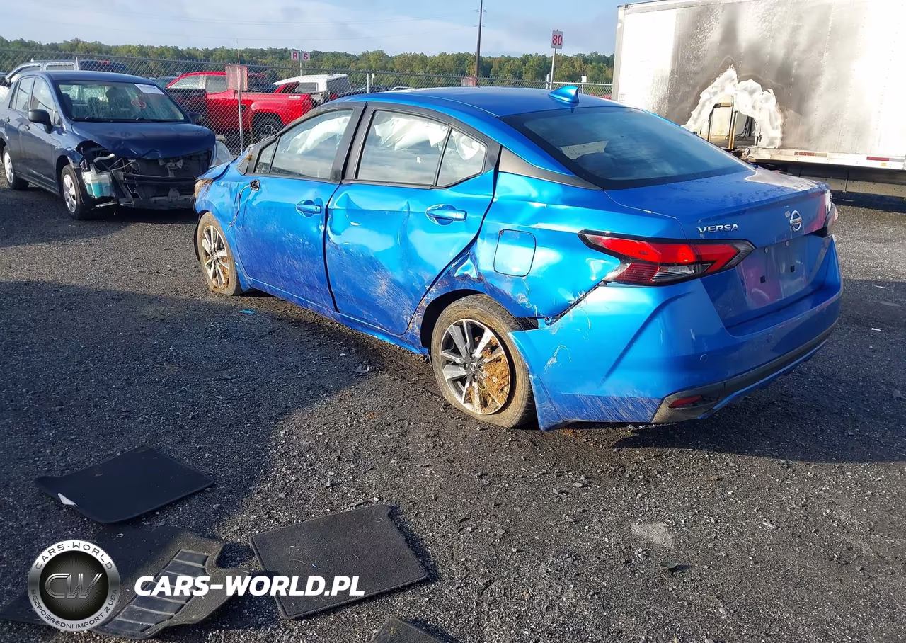 2021 Nissan Versa Sv Xtronic Cvt VIN:3N1CN8EV2ML829259 - 3