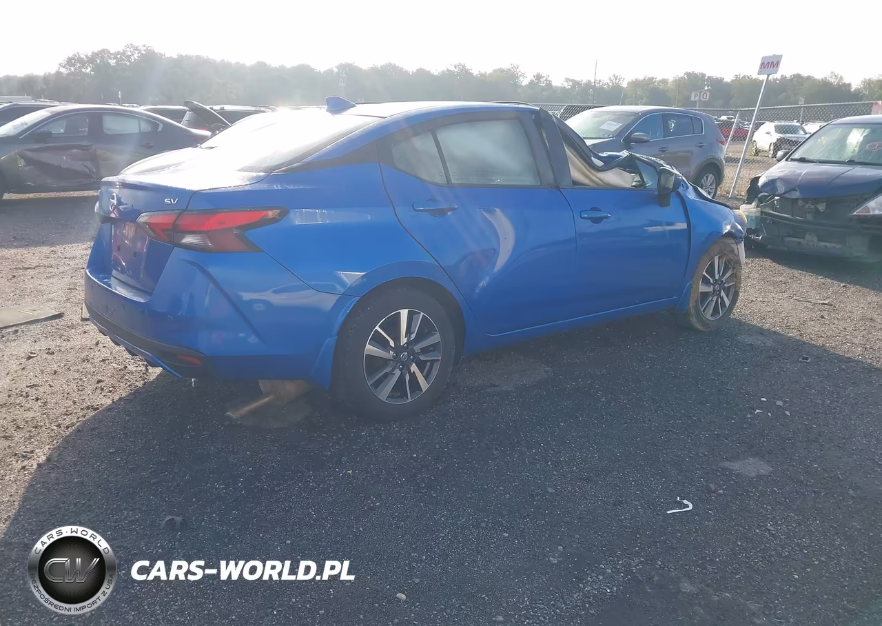 2021 Nissan Versa Sv Xtronic Cvt VIN:3N1CN8EV2ML829259 - 4