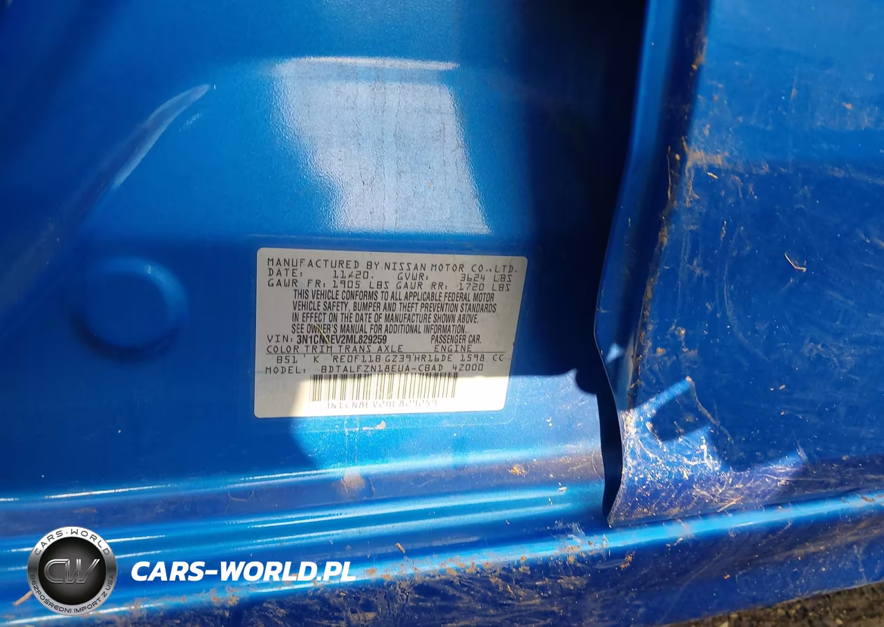 2021 Nissan Versa Sv Xtronic Cvt VIN:3N1CN8EV2ML829259 - 9
