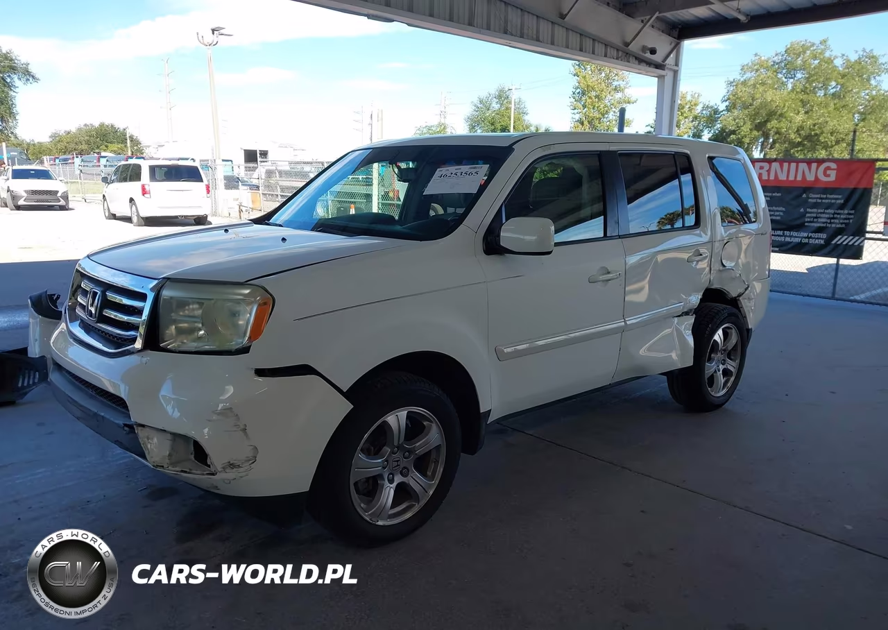 2012 Honda Pilot Ex-L VIN:5FNYF3H5XCB016070 - 2