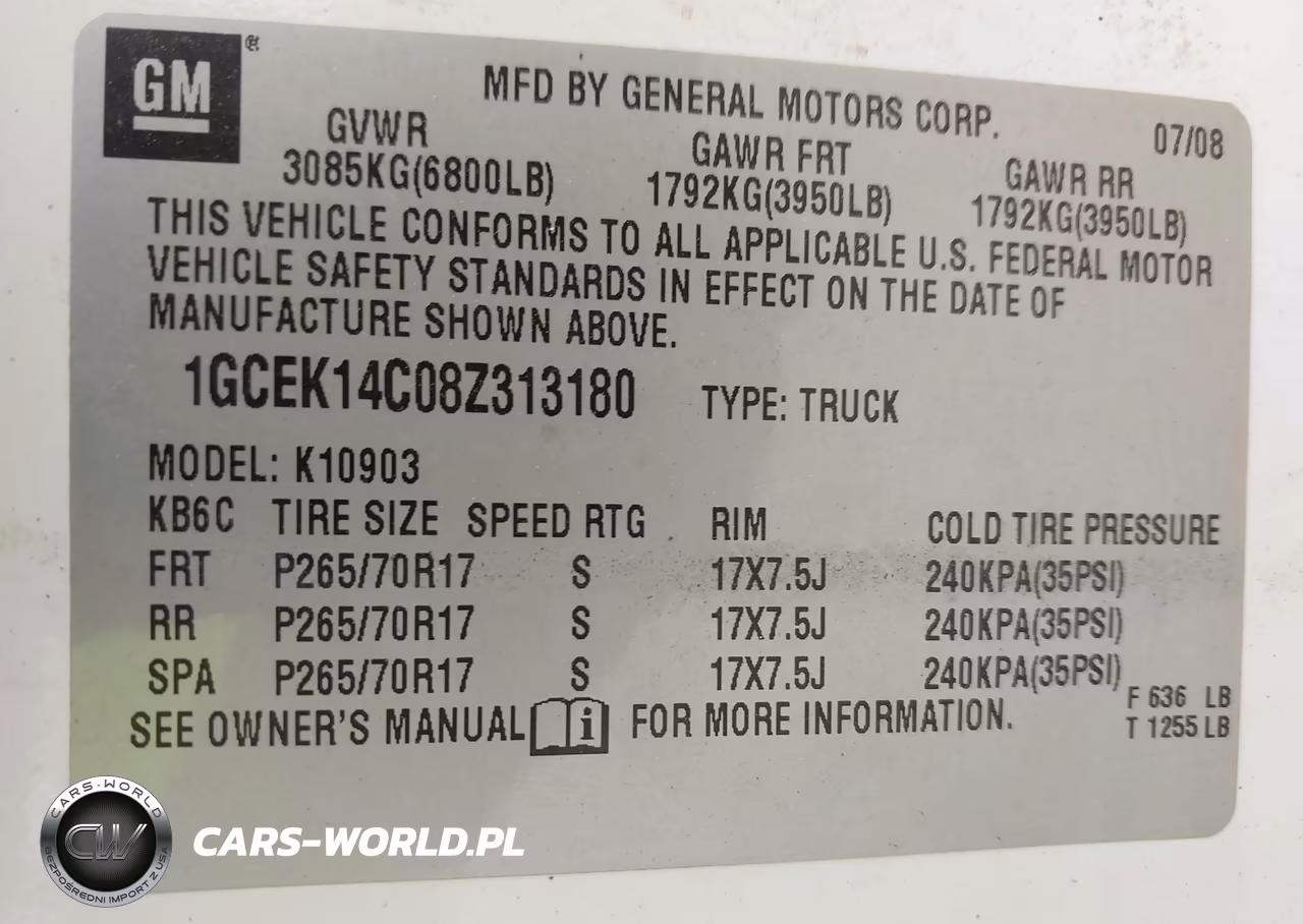 2008 Chevrolet Silverado 1500 Work Truck VIN:1GCEK14C08Z313180 - 9