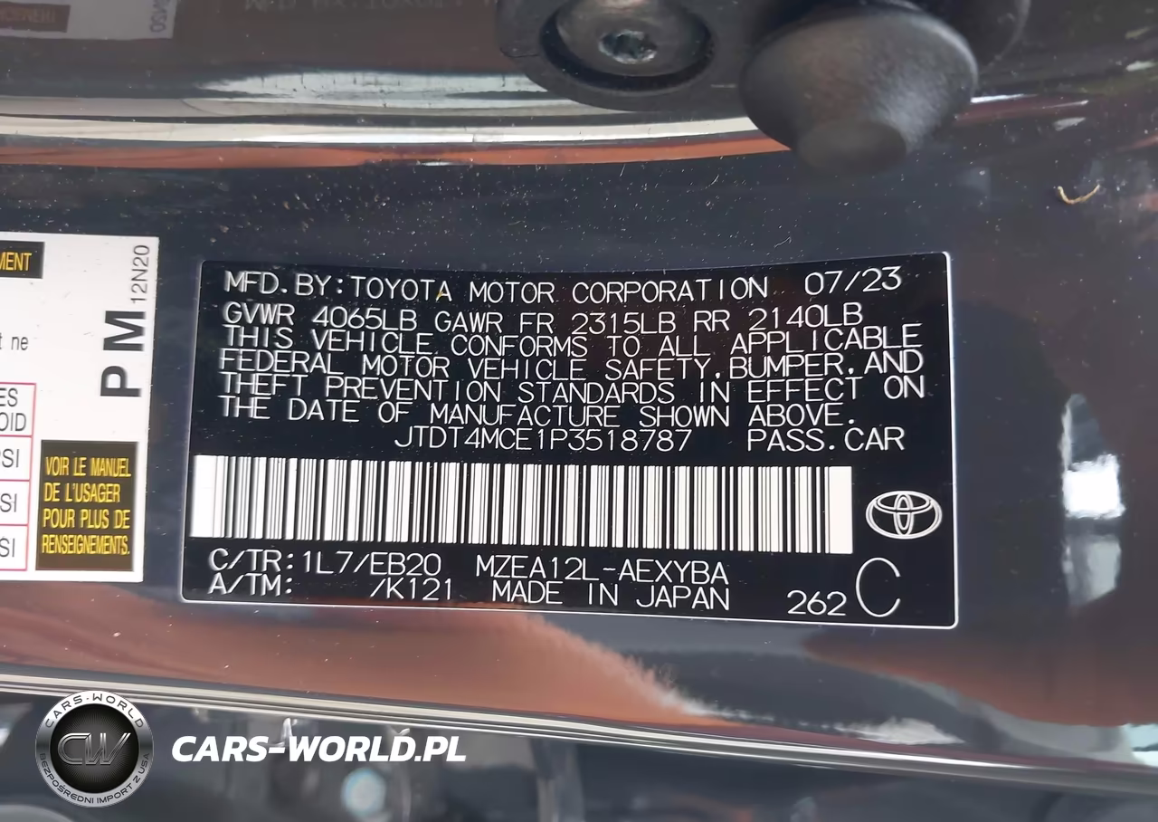 2023 Toyota Corolla Xse VIN:JTDT4MCE1P3518787 - 9