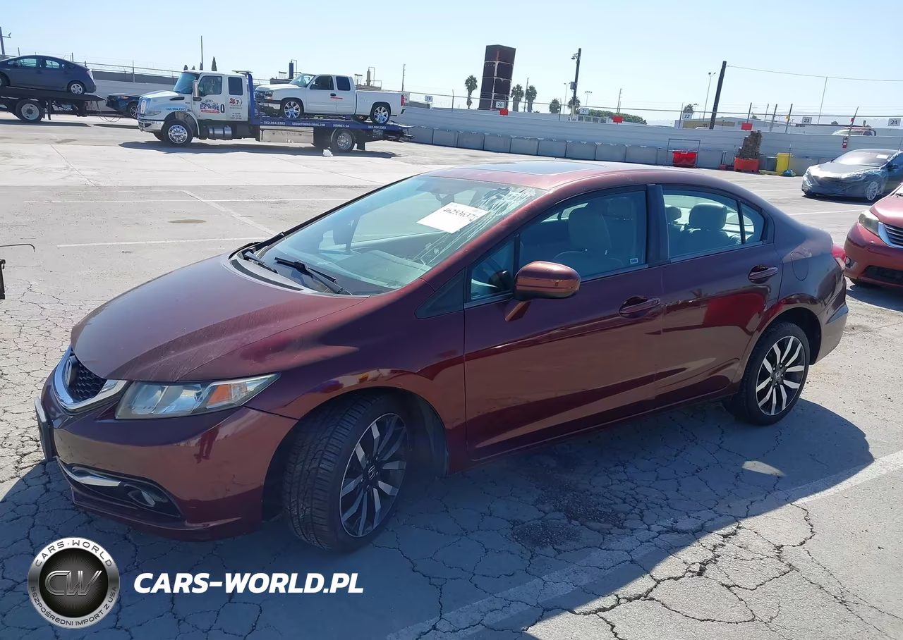 2015 Honda Civic Ex-L VIN:2HGFB2F91FH510532 - 2