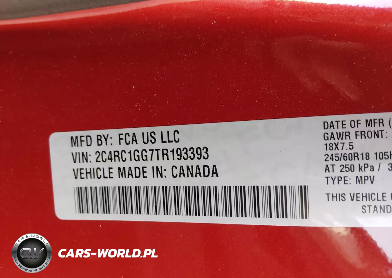 2026 Chrysler Pacifica Limited VIN:2C4RC1GG7TR193393 - 9